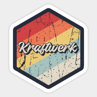 Kraftwerk Retro Sticker